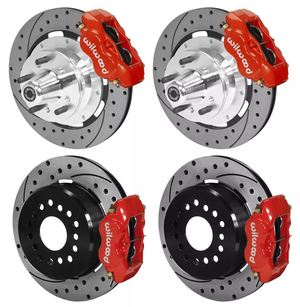 WILWOOD 65-72 CDP A-BODY W/DISC SPINDLES FULL DISC BRAKE KIT