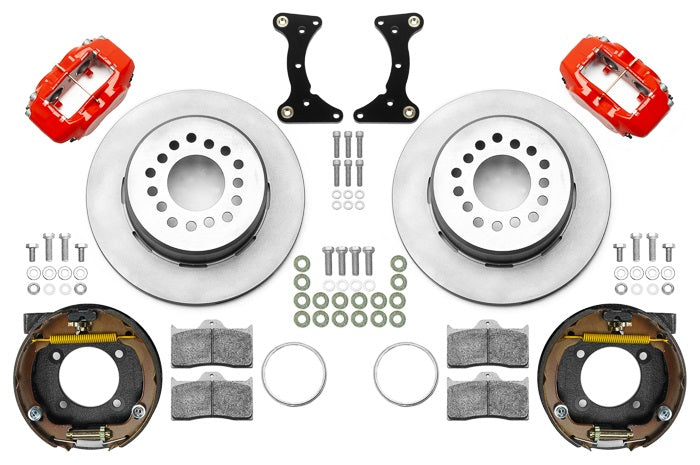 COILOVER SYSTEM,ARMS,BARS,WILWOOD 12" BRAKES,RED CALIPERS,78-88 GM G-BODY