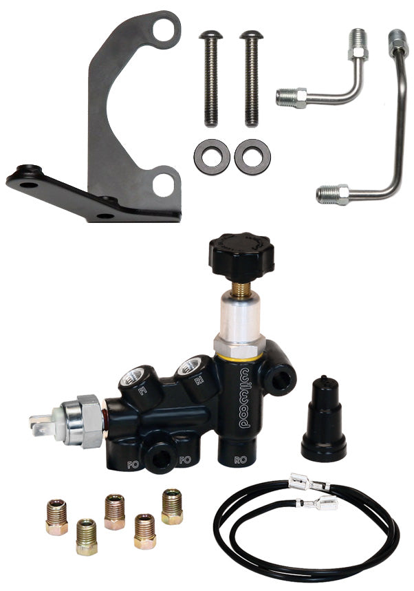 TANDEM MASTER CYLINDER & PROPORTIONING VALVE SET,15/16",POLISHED