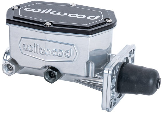TANDEM COMPACT MASTER CYLINDER,MOPAR 4-BOLT,1",CHROME