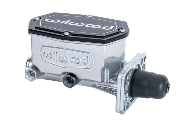 TANDEM COMPACT MASTER CYLINDER,MOPAR 4-BOLT,1 1/8",CHROME