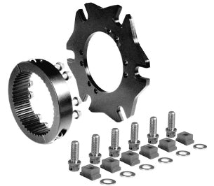 MIDGET FLOATING ROTOR HUB,SPLINED QUICK CHANGE,6 PL X 5.50