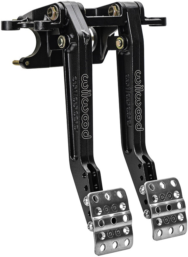 ADJUSTABLE DUAL FORWARD MOUNT SWING PEDAL,SINGLE BRAKE MASTER CYLINDER,ADJ RATIO