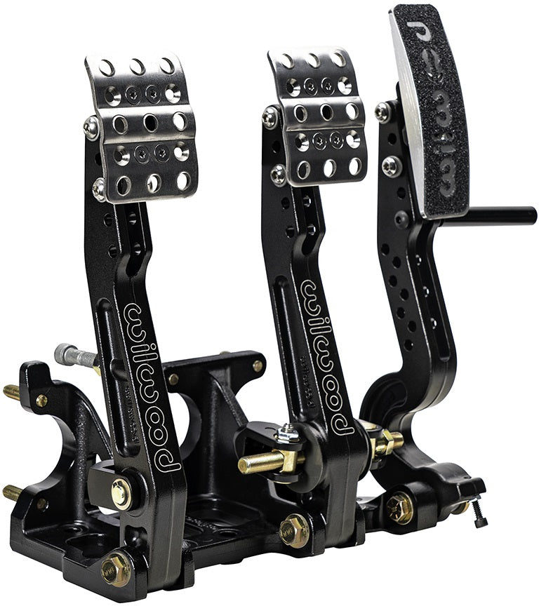 TRIPLE FLOOR MOUNT PEDAL ASSY,ADJ. RATIO,REAR ENGINE CARS,CLUTCH,BRAKE,THROTTLE