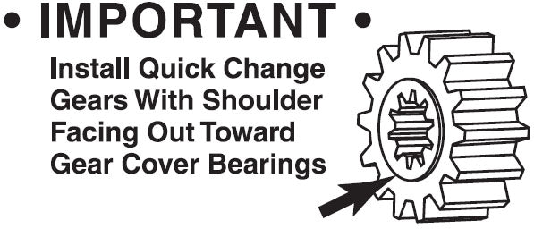 QUICKCHANGE GEARSET 1",6 SPLINE,#2,23T/24T