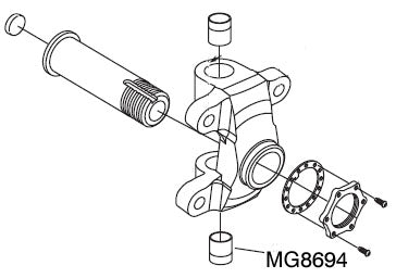 BUSHING,BRASS,9 DEGREE SPINDLE, MIDGET
