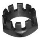 FRONT SPINDLE NUT, CASTLELATED