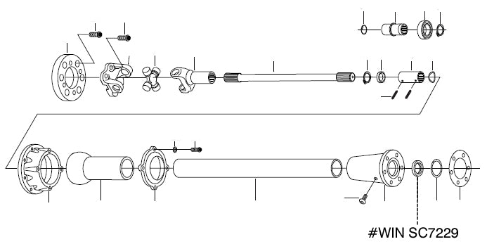 REAR SEAL,TORQUE TUBE,SPRINT
