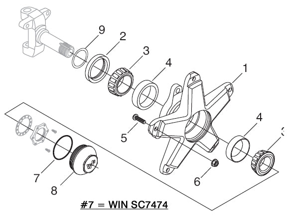 O-RING,FRONT HUB CAP,5 SPOKE FRONT HUB