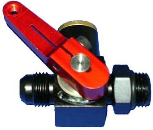 FUEL VALVE,3 WAY,BULKHEAD MOUNT,-6 AN