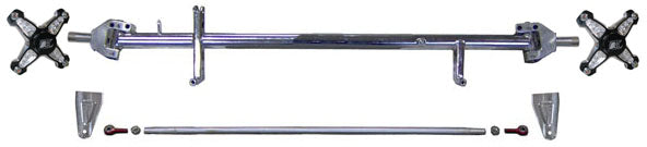 COMPLETE FRONT AXLE,W/O SPACERS & BOLTS