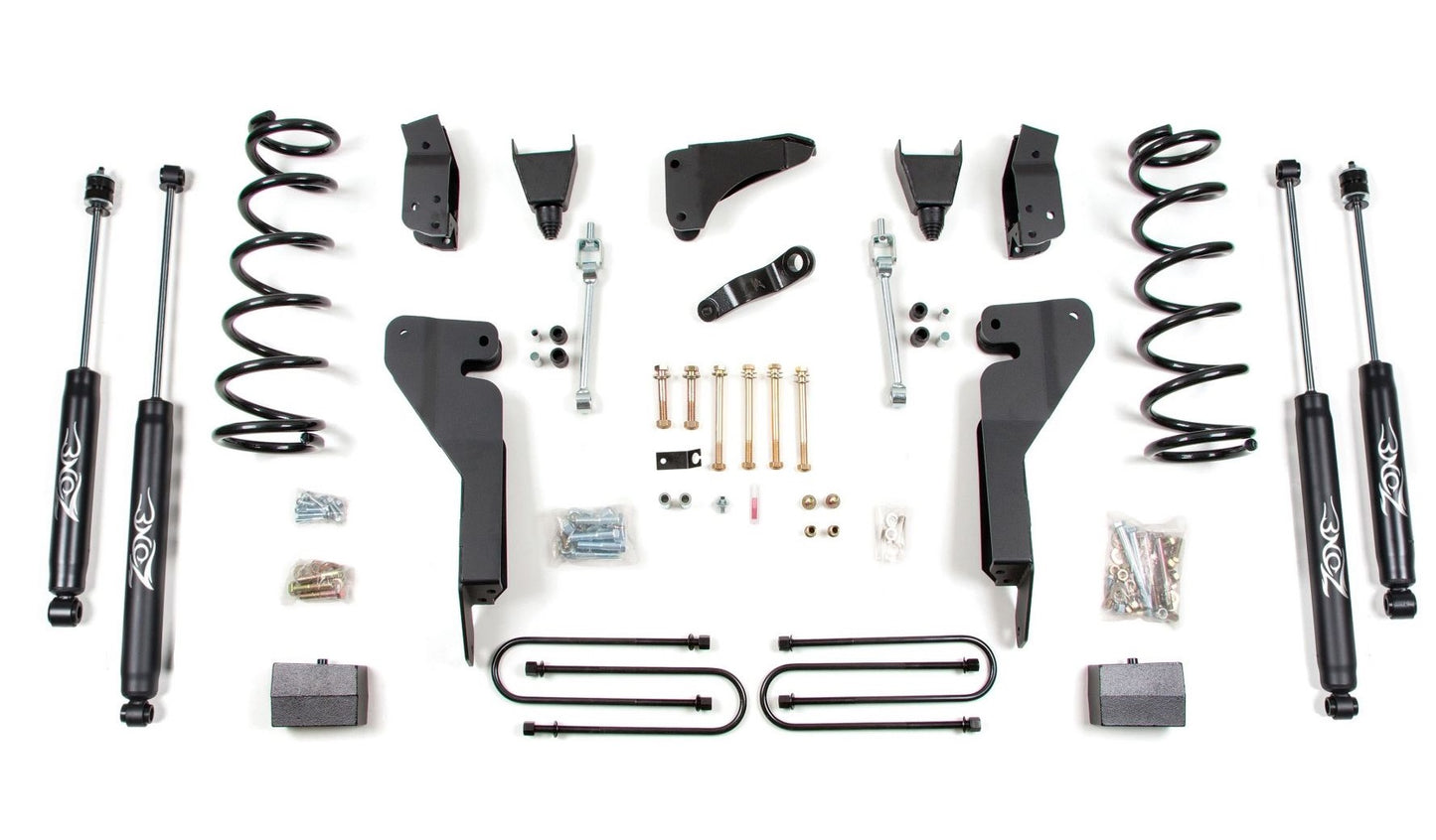 ZONE 2003-2007 DODGE RAM 2500,3500 4WD DIESEL,4" REAR AXLE,6" COIL SPRING LIFT