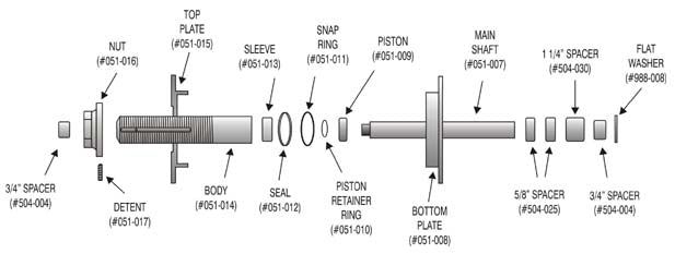 COILOVER ELIMINATOR,PISTON RING 051-006