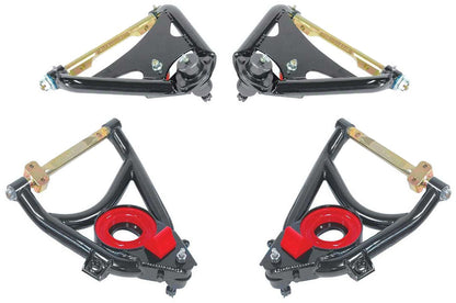 59-64 2" DROP,13/13" BRAKES,REAR,RED,DRILLED