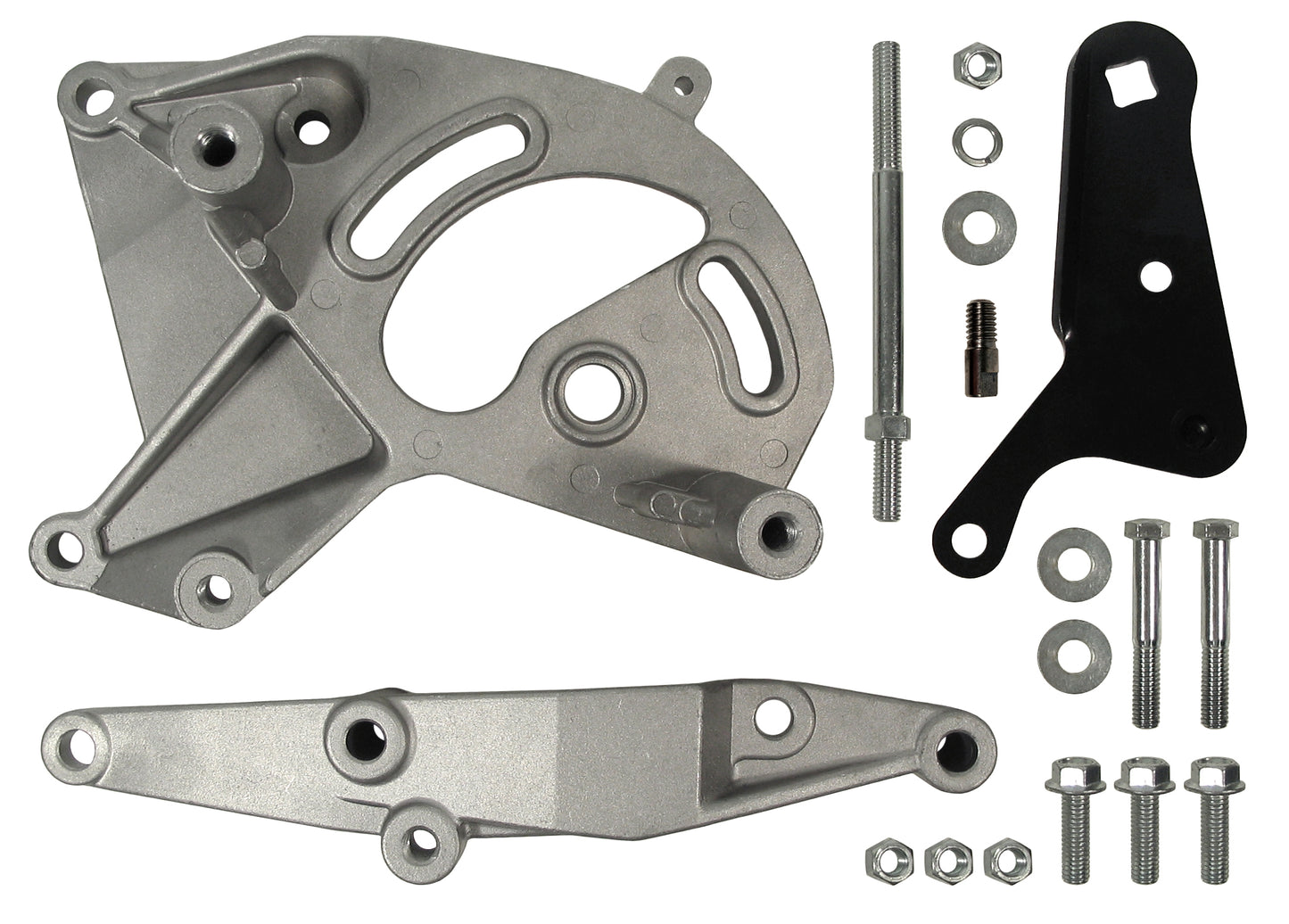 JEEP POWER STEERING KIT,BOX,PUMP,SHAFT,V8 BRACKET,76-86,DOUBLE PULLEY FOR A/C