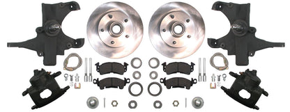 59-64 CHEVY DISC BRAKE & 2" DROP SPINDLE KIT,11" ROTORS,CALIPERS