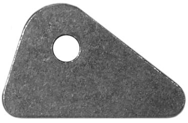 WELD TAB,1/8 THICK,1/4 HOLE,3/4 T,OFFSET