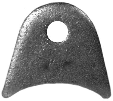 WELD TAB,3/8 THICK,3/8 HOLE,7/8 T,NOTCH