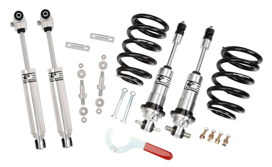 FRONT COILOVER & REAR SHOCK KIT,70-81 GM F-BODY,CAMARO,FIREBIRD,WITH SBC