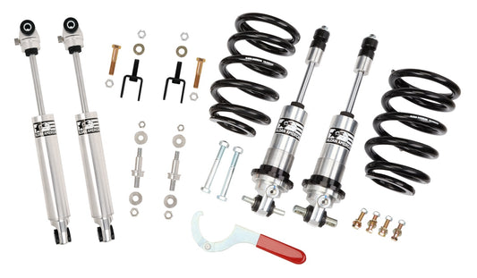 FRONT COILOVER & REAR SHOCK KIT,55-57 CHEVY,BEL AIR,NOMAD,150,210,WITH SBC