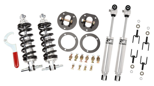 FRONT COILOVER & REAR SHOCK KIT,65-73 FORD MUSTANG,COUGAR,COMET,WITH SBF