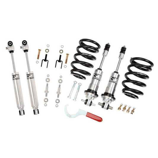FRONT COILOVER & REAR SHOCK KIT,ADJUSTABLE,72-79 FORD RANCHERO,TORINO,WITH SBF