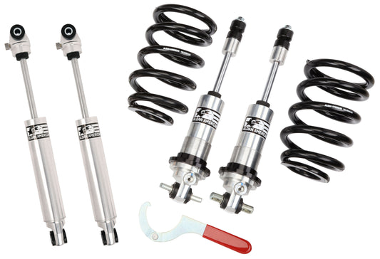 FRONT COILOVER & REAR SHOCK KIT,58-70 GM B-BODY,IMPALA,BEL AIR,LESABRE,WITH BBC