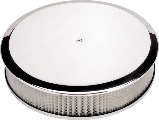 AIR CLEANER,LARGE ROUND,SMOOTH,POL