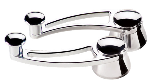 WINDOW CRANKS,OPEN,POLISHED,GM/FORD 49 UP,PAIR