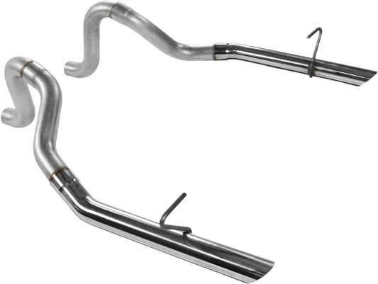 PRE-BENT TAILPIPES,86-93 MUSTANG 5.0,STAINLESS STEEL