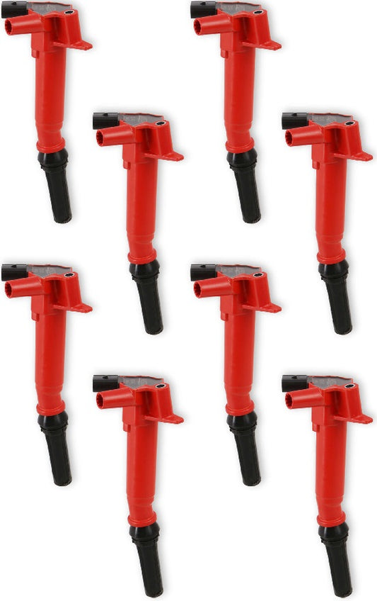 IGNITION COILS,10-17 FORD F,6.2,RED,8PK