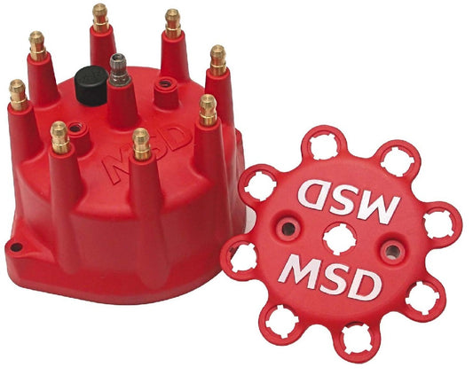 DISTRIBUTOR CAP,SMALL,MSD,RED