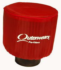 KARTING 5" X 3" FILTER COVER,RED
