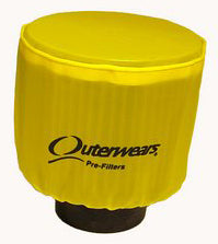 KARTING 5" X 3" FILTER COVER,YELLOW