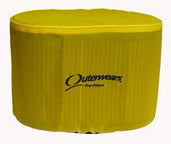 LEGENDS OVAL 3" TALL FILTER COVER,YELLOW