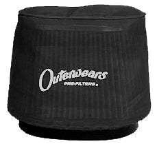 OVAL TAPERED FILTER,3.5x2.5 TOP,2.75",BLACK