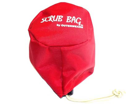 3" SCRUB BAG,RED