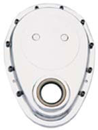TIMING CHAIN COVER,ALUMINUM,SBC,REMOVABLE