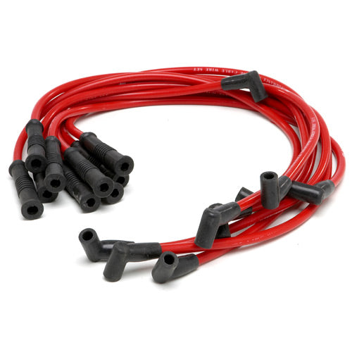 SPARK PLUG WIRES,10.5,OVER,90M-90F,RED