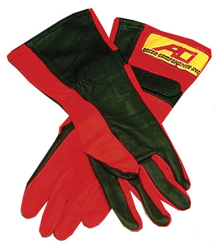 GLOVES,SINGLE LAYER,LARGE,RED