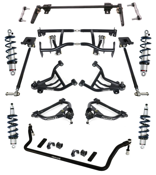 COILOVER & 4-LINK SYSTEM WITH REAR SWAY BAR,70-81 GM F-BODY