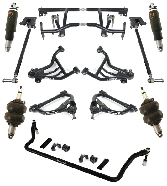 AIR RIDE SUSPENSION SYSTEM,4-LINK,ARMS,SWAY BAR,70-81 GM F-BODY