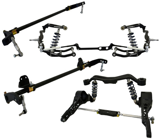 COILOVER SYSTEM,SPINDLES,REAR BAR,63-67
