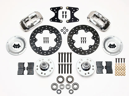 71-80 PINTO DRAG KIT,FRONT,DRILLED ROTORS,POLISHED