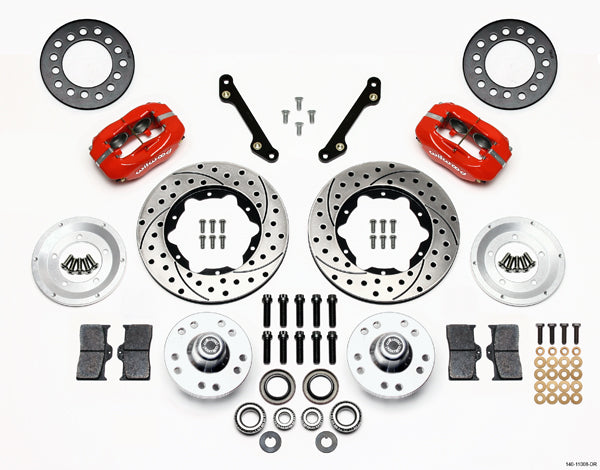 79-81 CAMARO KIT,FRONT,FDL,11",DRILLED,RED