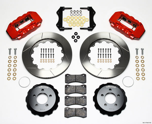 99-06 BMW E46 KIT,FRONT,W6A,14",RED
