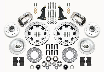 41-56 PACKARD KIT,FRONT,11.75" DRILLED ROTORS,POLISHED
