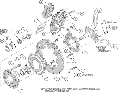70-73 FORD MUSTANG KIT,FRONT,12.19,DRILLED