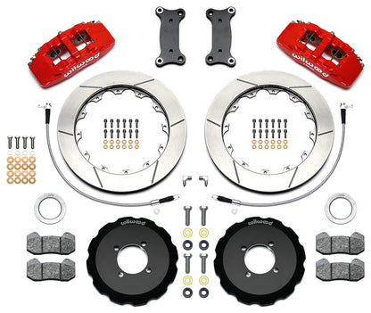 16-23 MAZDA MIATA,FRONT,13" ROTORS,RED CALIPERS,WITH LINES