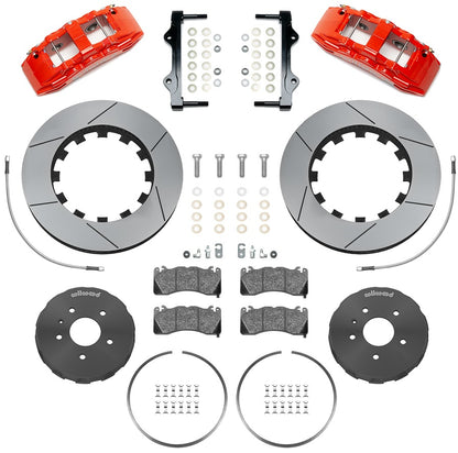 16-19 CAMARO,FRONT,15" ONE-PIECE ROTORS,SX6R CALIPERS,RED
